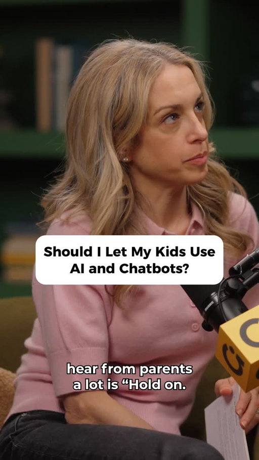 "What's the difference between me using AI to take shortcuts in my own life and my kid doing the same thing?"⁠
⁠
This week on the Good Inside Podcast, I sat down with author and former Wall Street Journal tech columnist Joanna Stern to talk about AI, chatbot companions, creativity, learning, and the surprising role frustration plays in healthy human development. This is one of the most timely conversations I've had in a while. I think every parent needs to hear it. Comment PODCAST and I'll send you a link to listen.

P.S. If this topic resonates, I’m also hosting a workshop in Good Inside tomorrow all about raising kids in an AI world. June 4 1pm ET. You can find more info and RVSP at the link in my bio.