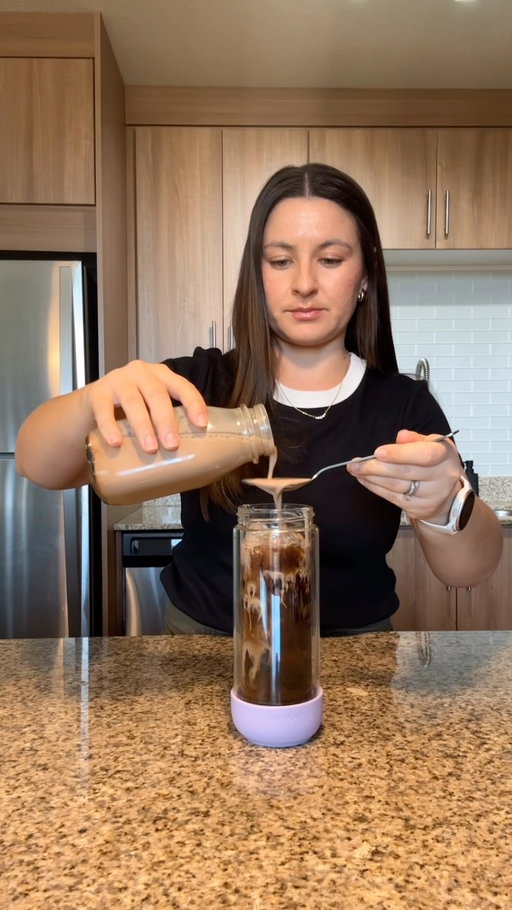 someone must be sneakin licks when I’m not looking👀

BTW-if you haven’t made my Homemade S’mores Creamer yet, you gotta!! It’s incredible and perfect for summer☀️

Comment CREAMER and I’ll DM ya the recipe!