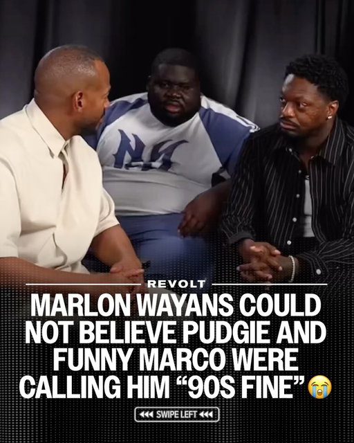 He was genuinely shook 😂

@marcosummers and @pudgieee had @marlonwayans completely speechless the way they kept hyping him up and calling him fine 😭