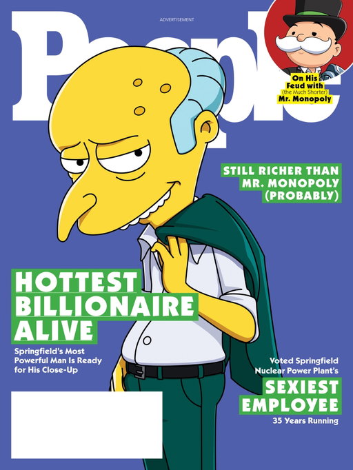 But is Mr. Burns hotter than Mr. Monopoly!? @people is asking the big questions.

@thesimpsons