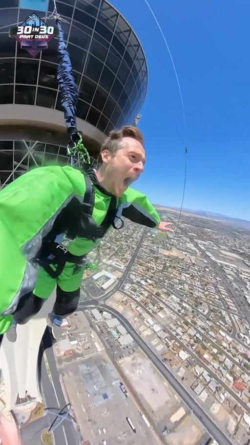 I jumped off a building for charity #30in30
