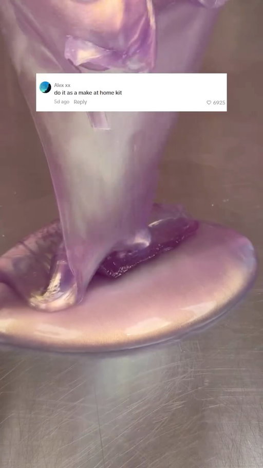 the water slime DIY kit idea is cute but i spent 90 minutes making one water slime as a professional and it still wasn't easy 😭 we're working on it 🫶 Shop Peachybbies.com for more slimes! 🍑