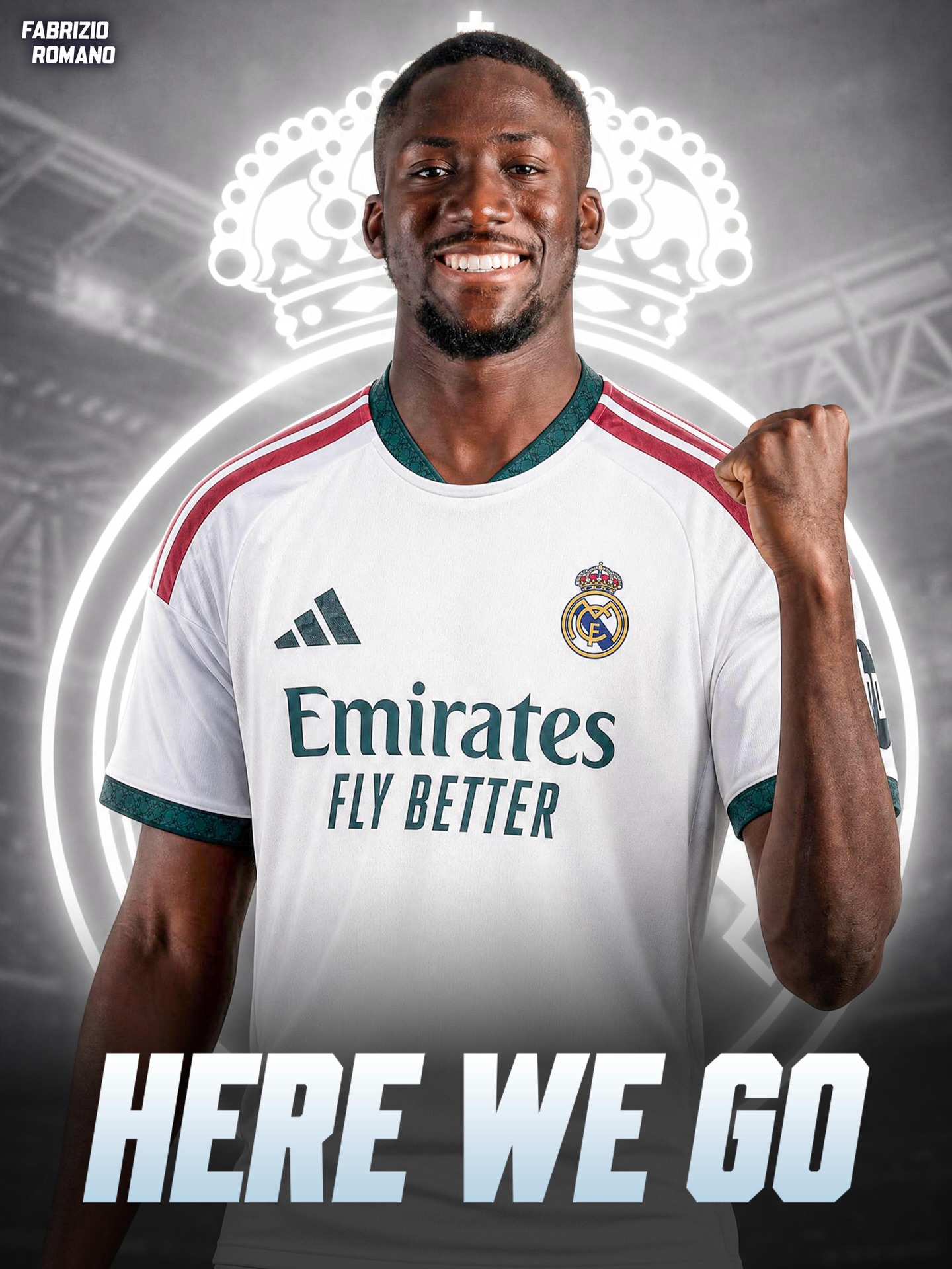 🚨 𝐇𝐄𝐑𝐄 𝐖𝐄 𝐆𝐎! 𝐈𝐁𝐑𝐀𝐇𝐈𝐌𝐀 𝐊𝐎𝐍𝐀𝐓𝐄 𝐒𝐈𝐆𝐍𝐒 𝐈𝐍 𝐀𝐒 𝐍𝐄𝐖 𝐑𝐄𝐀𝐋 𝐌𝐀𝐃𝐑𝐈𝐃 𝐏𝐋𝐀𝐘𝐄𝐑 𝐅𝐎𝐑 𝐅𝐎𝐔𝐑 𝐘𝐄𝐀𝐑𝐒 🤍💣

Agreement sealed on a contract until June 2030, Konaté will join Real Madrid after the elections as Pérez first signing 🤝🏿

𝐃𝐔𝐌𝐅𝐑𝐈𝐄𝐒 ➕ 𝐊𝐎𝐍𝐀𝐓𝐄 ➡️ 𝐇𝐄𝐑𝐄 𝐖𝐄 𝐆𝐎 𝐂𝐎𝐍𝐅𝐈𝐑𝐌𝐄𝐃!