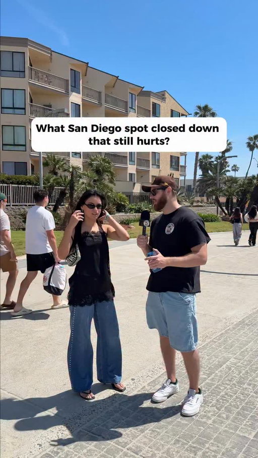 What San Diego spot closed down that still hurts? 

#sandiego #streetinterview #manonthestreet