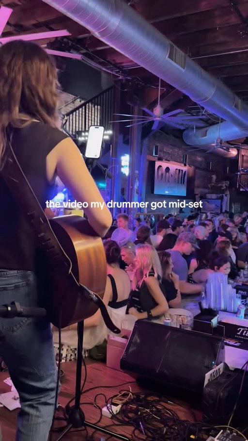 POV: you’re my drummer and we’re playing Miley Cyrus in a bar full of drunk people