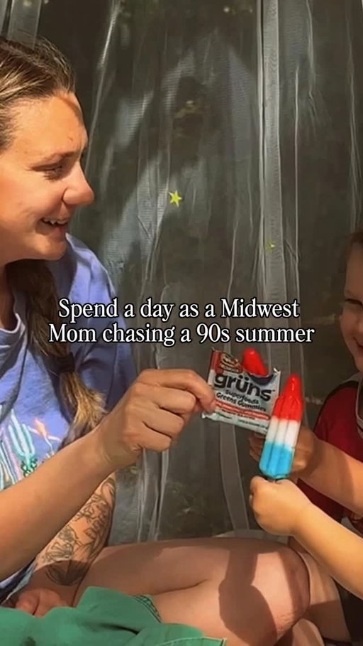 I think a lot of us are just trying to give our kids the kind of summer we grew up with. The kind with bikes, sprinklers, creek adventures, I Spy books, and Firecracker Popsicles. 

So when @grunsdaily came out with their Firecracker gummies, it felt like the perfect little nod to all those summer memories. 

Somewhere along the way, I stopped being the kid in those memories and became the mom making them. And honestly, getting to experience a little bit of it all over again through my kids is pretty special. 

@grunskids 
#grunspartner #FirecrackerSummer #SummerNostalgia #MidwestMom