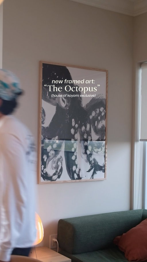 a new addition to our home. “the octopus” framed art print, exclusive to house of koyomi. 

love every detail on this one and it easily elevates the space.

@houseofkoyomi

#houseofkoyomi #japaneseinteriors #japanesetradition #quietluxurydecor #japaneseartprints