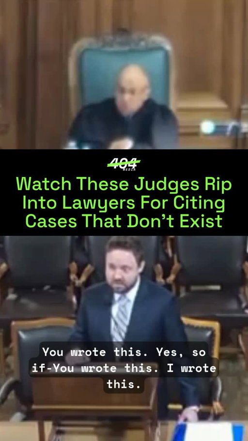 In an appeal hearing last month, a court’s live stream captured this happening on camera in real time, with an attorney caught for likely using AI-fabricated citations. On May 20, in the Supreme Court of the State of New York Appellate Division, Justices Valerie Brathwaite Nelson and Hector LaSalle reamed out that lawyer and his opposing counsel for more than 20 minutes, calling the situation “striking, concerning, disappointing, and saddening.”

In the last few years, we’ve heard case after case where attorneys used generative AI and were caught including fake citations, quotes, and other major errors in their filings.

Read now at 404media.co