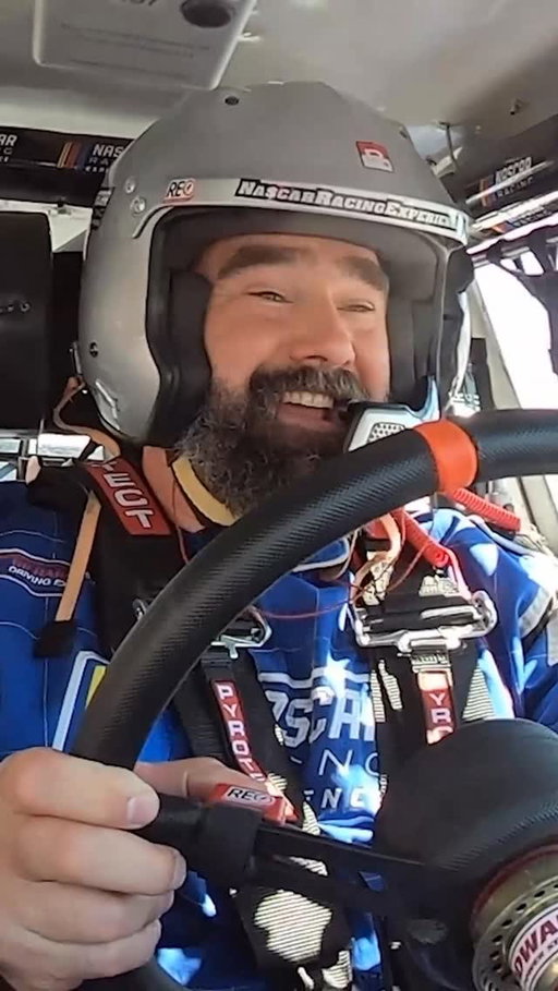 Would you trust @jason.kelce behind the wheel? 😬