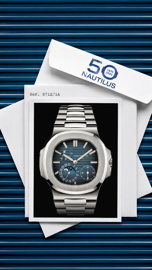 Fifty years after its debut, the Nautilus stands as the ultimate expression of the elegant sports watch. From the moon‑phase and power‑reserve Ref. 5712 introduced in 2006 to landmark complications—including the 40th Anniversary limited edition chronograph Ref. 5976 (2016), the flyback chronograph with Travel Time Ref. 5990 (2014), and the perpetual calendar Ref. 5740 unveiled in 2018—the collection reflects decades of technical and aesthetic achievement.

#PatekTime #PatekPhilippe