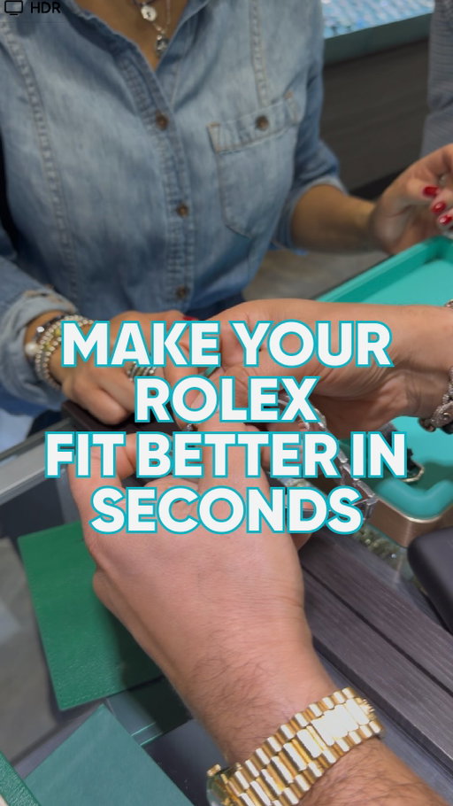 Quick Rolex Fit Hack! #nyc #diamonddistrict #watch #rolex