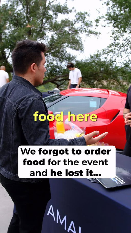 The food for Supercar Saturday showed up late, and Kolin’s hanger started to show. #FlyAmalfi #Supercar #OfficeDrama @Amalfijets @eatvesti