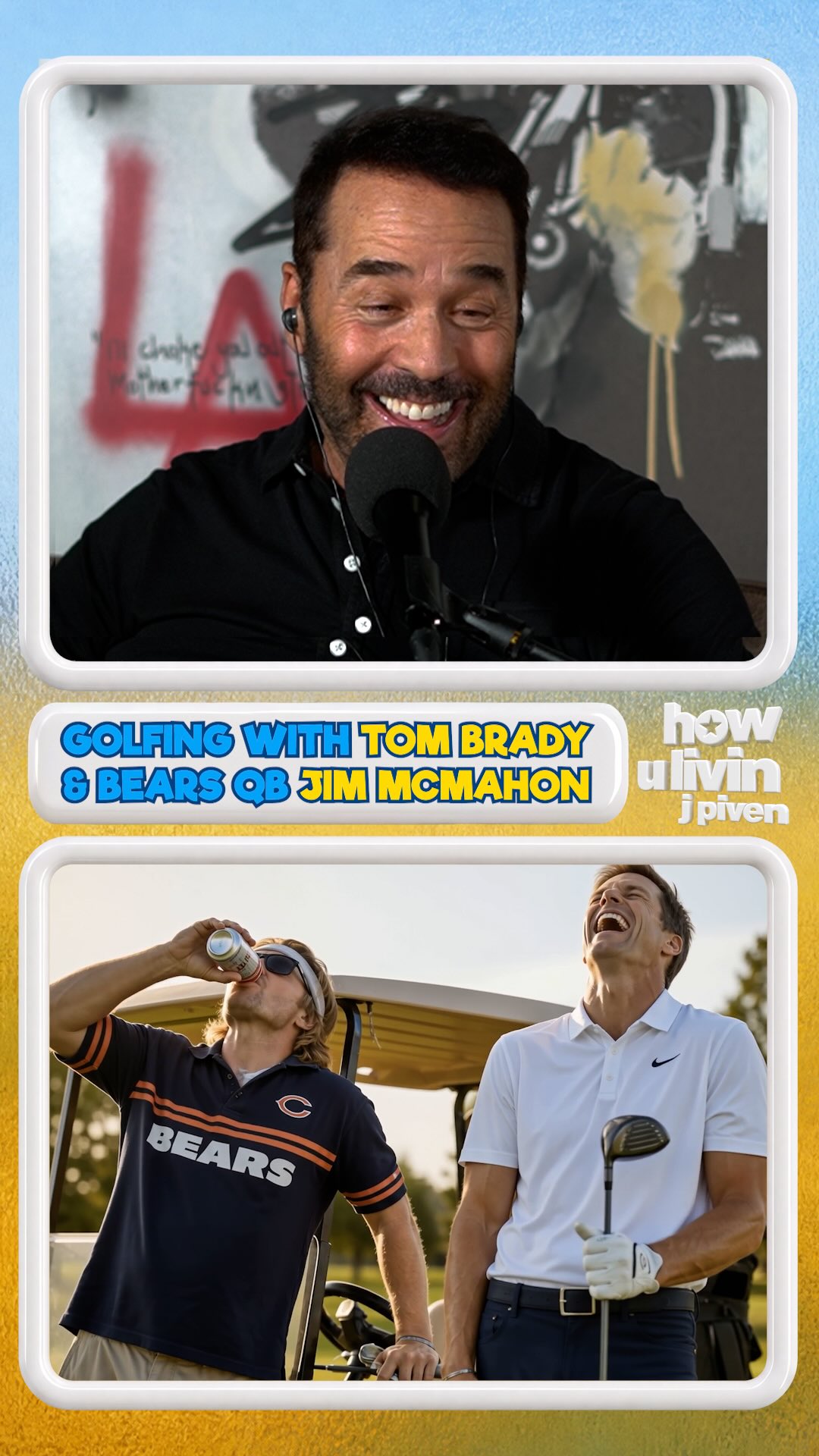 1985 Bears QB @jimmymac9xx is all of us on the golf course ⛳️ 🍻 

🚨 SEASON 3 OF HULJP COMING SOON!