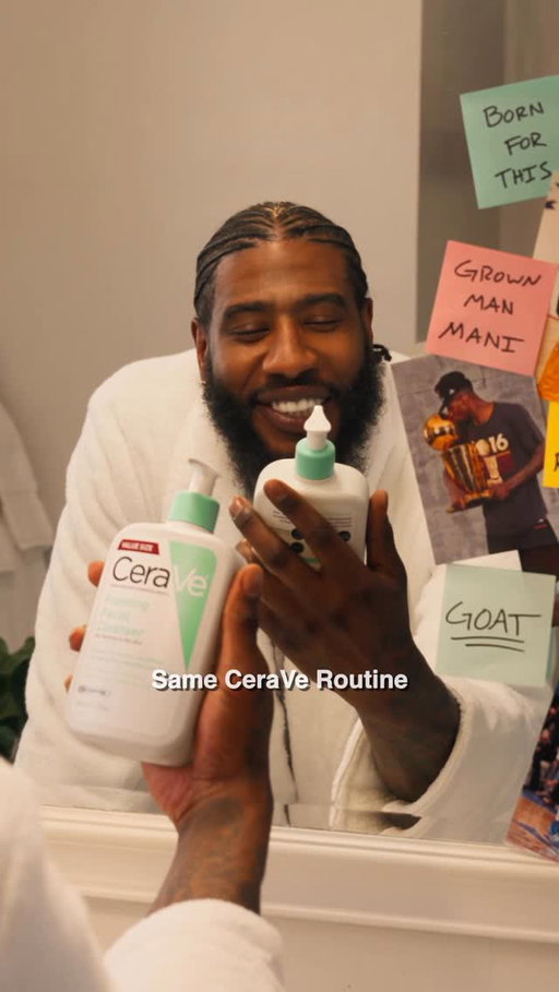 A lot has changed over the years… but not Iman Shumpert’s two-step @CeraVe routine.