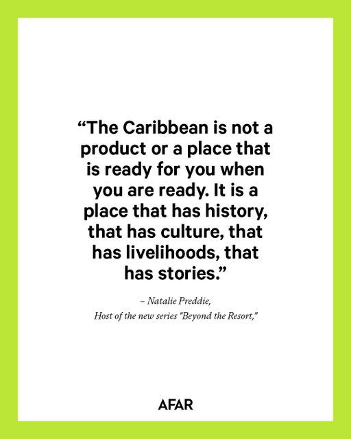 Journalist Natalie Preddie wants to help travelers explore the Caribbean beyond the resort. The number that drives her mission is striking: 85 cents of every dollar spent in the region leaves it entirely. It's a reality that tourism boards across the Caribbean are actively working to address, pushing back against both economic leakage and the narrow, beach-and-cocktail perception many visitors bring with them.

Her answer is "Beyond the Resort", a new series now streaming on YouTube that digs into the culture, history, and people that make the Caribbean worth truly exploring. If you're ready to put down the cocktail and experience the islands to their fullest, Preddie has some tips for you — link in bio.