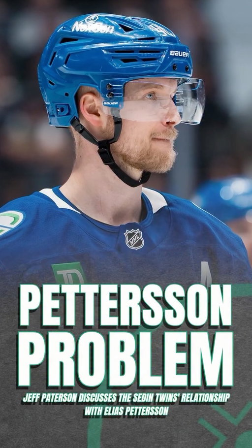 “Add [the Sedin twins] to the list... of people in the game that haven’t been able to get through to Elias Pettersson.”

Jeff Paterson on Elias Pettersson’s relationship with Daniel and Henrik Sedin.

Presented by @canadaslifeline