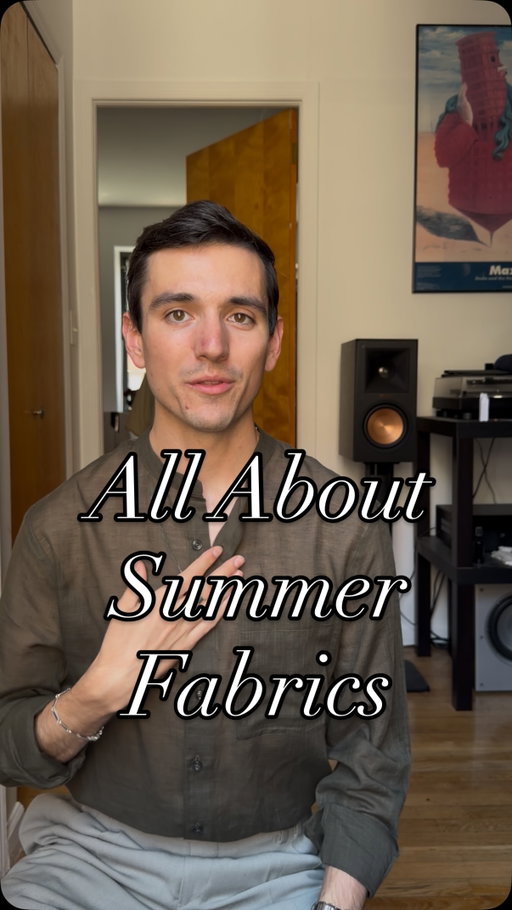 Summer clothing is not just about linen! There are so many fabrics to help you survive the heat 

#summerfashion #summerstyle #fashion #fashionhistory #fabrics