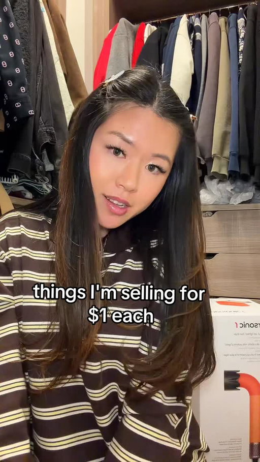 still cleaning so I’ll be getting rid of more stuff for $1 each. I haven’t decided what app I’m using yet but will keep u updated. #fyp #closetcleanout #sellingclothes #closetcleaning #dyson