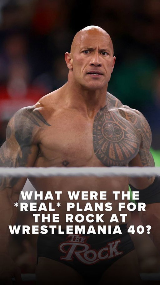 What were the plans for The Rock at WWE’s WrestleMania 40? 🤔

During an appearance at CAA World Congress of Sports in April, WWE President Nick Khan said, “The plan was always how it ended up in Philly two years ago” with Dwayne Johnson in a tag team match. 

Khan said Johnson “did everything that we asked of him and then some.”

Nick Khan says the plan “never changed” — Cody Rhodes was always slated to finish his story by beating Roman Reigns in the WrestleMania XL main event. 

Khan's statements seem to contradict The Rock’s own framing that a Rock vs. Reigns singles main event was the original direction before a pivot.