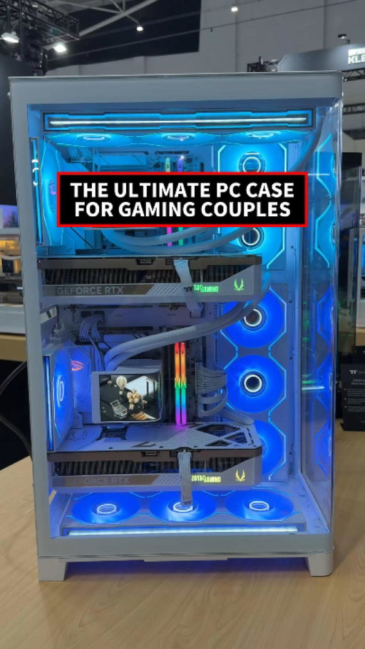 Thermaltake just launched the Capo X. 🚀

Landing this June for $189 in snow or black versions, it fits two full, identical PCs inside one giant enclosure capable of driving four monitors per side. 🖥️

#GamerCouple #Computex #PCModding #CustomPC #GamingPC