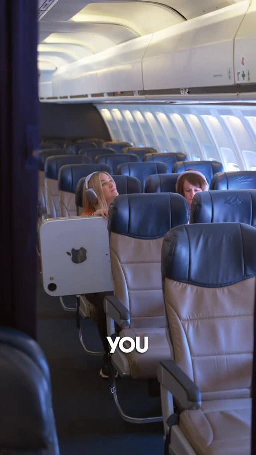 Always nice when a friend helps you put up your carry on in the overhead!