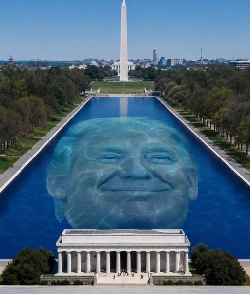Here’s a pretty good idea for the new Lincoln Memorial Reflecting Pool 😂