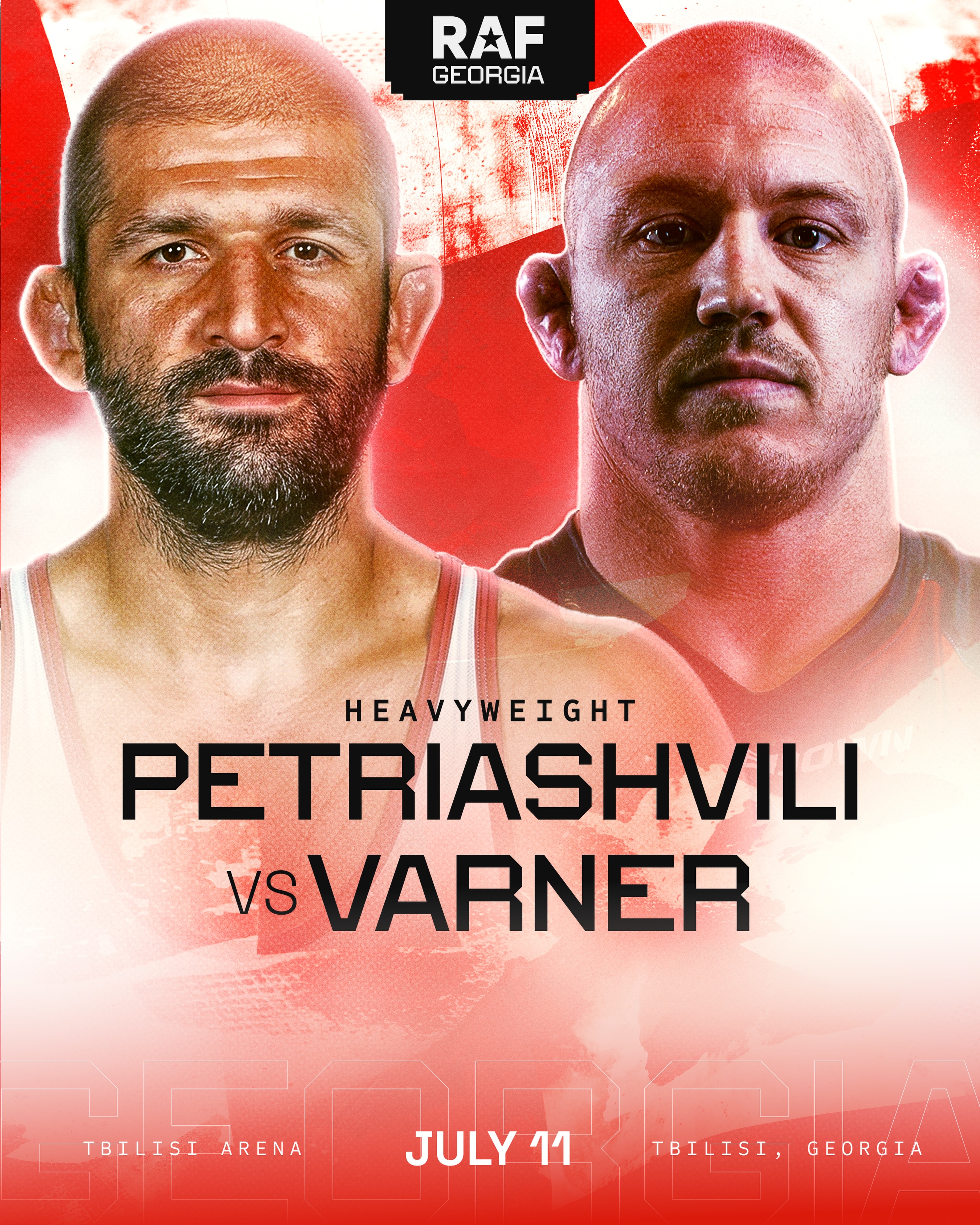 OLYMPIC CHAMP VS OLYMPIC CHAMP 🤯

Geno Petriashvili will face Jake Varner at RAF GEORGIA on July 11.

Tickets coming soon at the link in bio.
