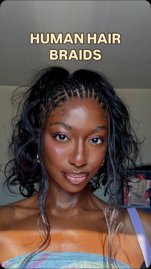 Still taking a break from synthetic hair because almost every time I try it my scalp says NAUR 😭. 

This time we added hair, but made it human hair. My first time doing this hairstyle and very possibly not my last. I have to see what the takedown is giving before I give my final verdict 😅. As of right now, I’m OBSESSED! 

My braider (@bymariamkamara) provided the hair btw!!