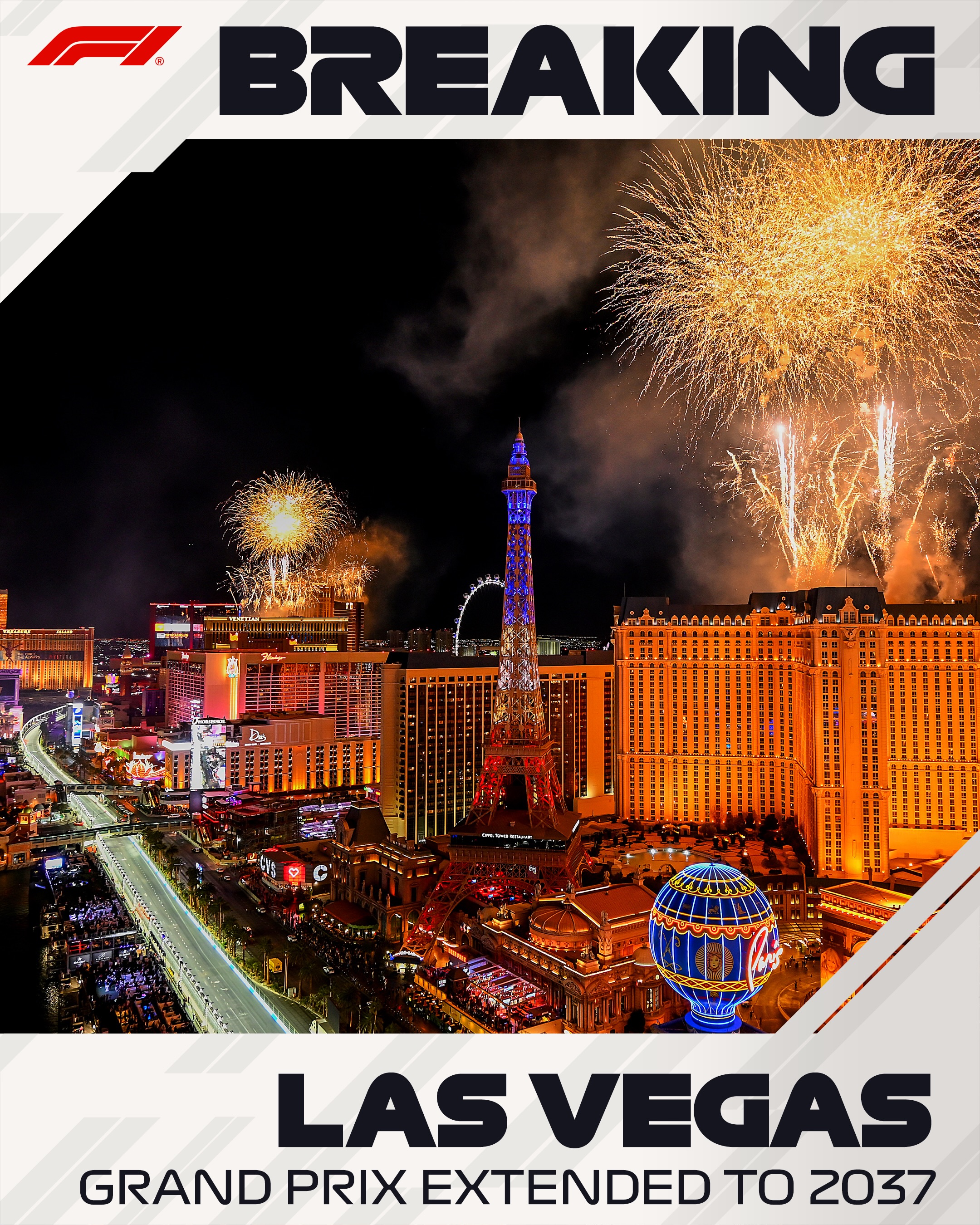 BREAKING: The Las Vegas Grand Prix is confirmed to extend to 2037

#F1 #Formula1