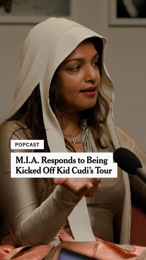 Last week, M.I.A. sued Kid Cudi for breach of contract after being removed from his tour in May following her onstage comments about “illegal” immigrants.

Before filing her lawsuit, @miamatangi sat down for an interview with @popcast where she shared her perspective on the situation, as well as discussed her political and religious beliefs and how they have impacted her journey as an artist.

“If you want to talk about legacy, I don’t think there’s another musician in the history of music that has been canceled 25 times in 20 years.”

Tap the link in our bio to watch the full interview. Video by Pat Gunther, Sophie Erickson and Kate LoPresti/The New York Times
