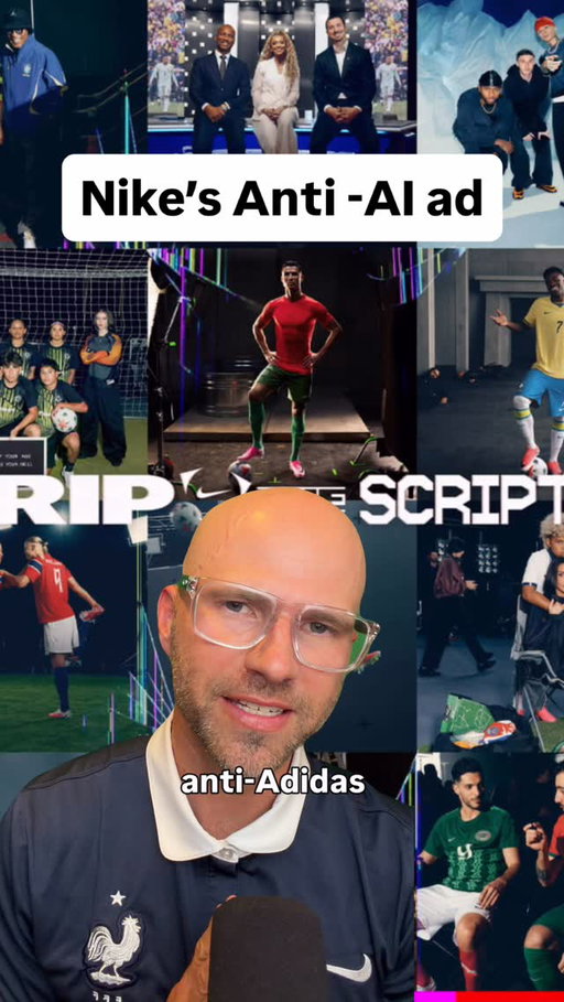 Nike’s new World Cup ad feels like a direct response to the AI backlash in advertising & culture (it’s anti- adidas per usual) and it might strike the right chords outside of sports. Behind the Scenes (BTS) has become the new Anti-AI…& in this sense, it has become the actual ad as well. 
I think both adi & Nike’s are a bit long, but you only get once every four years so you might as well go for it! 

Well done to @nikefootball @wiedenkennedy & all the rest involved 🙌🏼