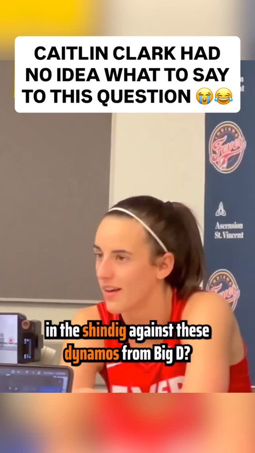 Caitlin Clark had zero clue what she was listening to when she heard the word razzmatazz pop up during the presser 😭

(🎥 via GrantAfseth / X)