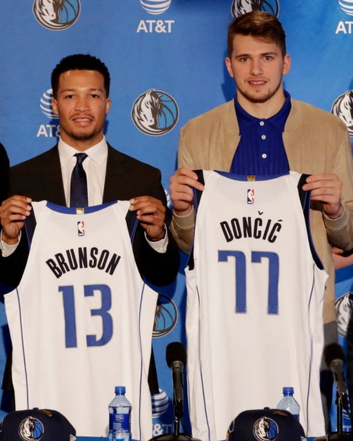 These photos aren’t edited or AI.

When the Atlanta Hawks drafted Luka Doncic with the 3rd pick of the 2018 NBA Draft, they had no idea how good he would become. Which is why they traded him for Trae Young who was chosen 2 picks later by the Dallas Mavericks.  When the Mavericks drafted 2x NCAA Champion Jalen Brunson in the 2nd round of the same draft, they also had no idea how good he would become.   When Brunson became a restricted free agent in 2022, the Knicks offered him a four-year deal worth $104 million. The Mavericks could have matched their offer and retained Brunson, but they let him walk. It was just too much money.  Then, on February 2nd of 2025, Nico Harrison traded Luka Doncic. Yes. Less than a year after he took the Mavericks to the NBA Finals, he traded Luka Doncic… to the Lakers.   Now Jalen Brunson is scoring 30 points in game 1 of the NBA Finals, and Luka has continued to prove what a special talent he is in the league. And well, the Mavs are left with neither.  (Cooper Flagg is a good consolation though.)