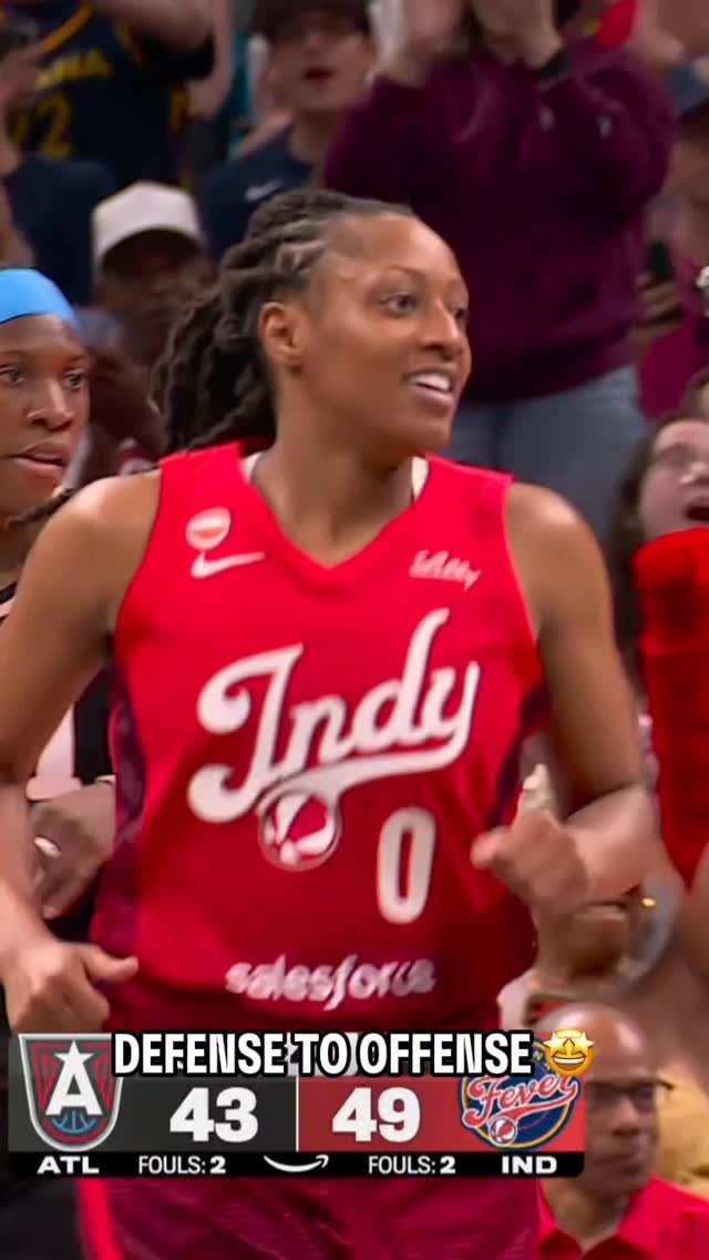 Turn us up then 🗣️

Aliyah Boston’s block on one end leads to a Kelsey Mitchell bucket on the other! 

ATL-IND | Prime Video | 2026 WNBA Commissioner’s Cup | @coinbase