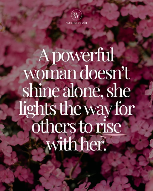 The most powerful women I’ve met all have one thing in common: They don’t just build success for themselves - they help create it for others.

Because real success isn’t measured by how far you rise - it’s measured by how many people you inspire to rise alongside you. When women support women, incredible things happen. 🤍

Tag a woman who has helped light the way for you.