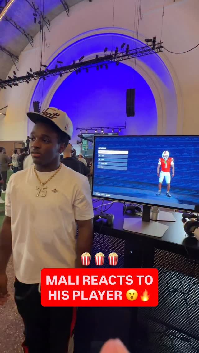 Mali is IN THE GAME. TUFF 🤩🍿

Miami WR Malachi Toney gets a first look at himself in EA Sports College Football 27.