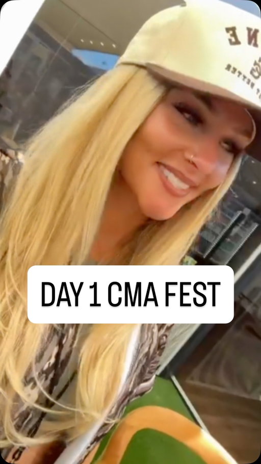 @cma fest with Sadie Bass 🤠