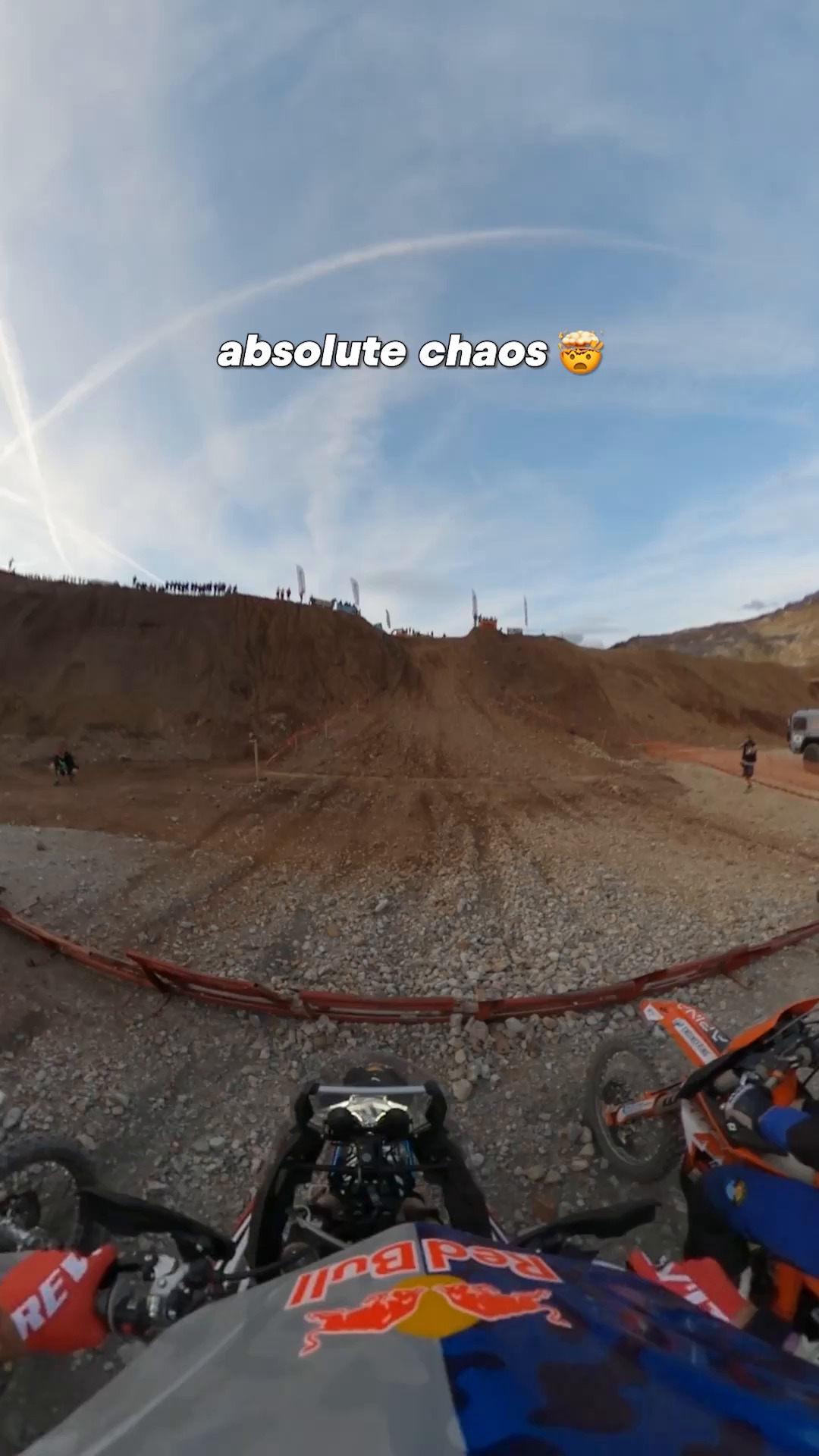 Front row seat to the dirt action 👀 Pol Tarres’ full onboard will be live on Red Bull Motorsports YouTube this Sunday🤘