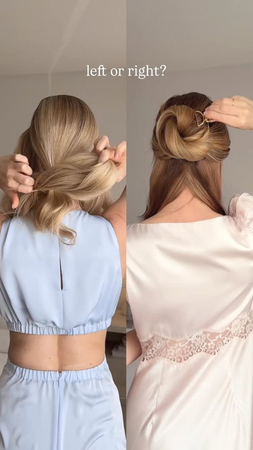 2 easy ponytail hairstyles❤️left or right? 
If you’d like the step-by-step for either one, leave a comment and I’ll tag you in the tutorial.

#hair #hairtutorial #hairstyles #easyhairstyles #ponytail