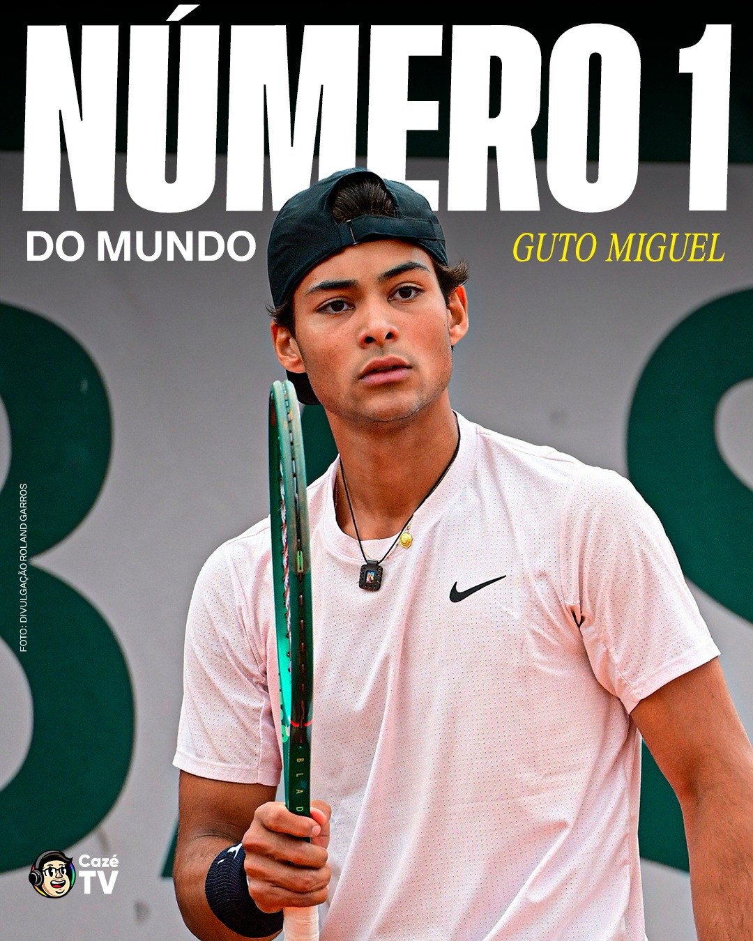 O BRASIL NO TOPO DO MUNDO! 🇧🇷1️⃣

Com os resultados de Roland Garros, @gutomigueltenista SERÁ o NÚMERO 1 na próxima atualização do ranking ITF no tênis juvenil! O brasileiro disputa a final contra Michael Antonius AMANHÃ, ainda sem horário definido. 💪

#CoberturaCazéTV #cztv28 #RolandGarros #Tênis