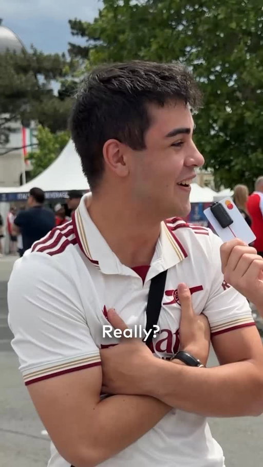 I put fans to the test in Budapest with @mastercardeurope. The first two to get the answers right headed straight to the Final! ⚽ #priceless #MastercardUCLexperience