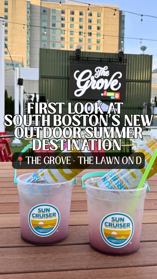 Okay Boston, this one is going to be a summer staple. ☀️🌿

@thegrovebos officially opens at @lawnond on June 6 and the entire space has been transformed into a botanical oasis right in South Boston. I got a sneak peak and I have a feeling I’ll be spending a lot of time here this summer with a @drinksuncruiser bucket in hand. 

They’ve got ivy-covered cabanas, elevated food and drinks, live music, sports watch parties, food trucks, photo ops, movie nights, and all the outdoor summer vibes. Plus a beautiful mural by @ampamas that we got to see being made right before our eyes! 

Send to the friend you’re bringing with you this summer. ☀️

#TheGroveBoston #LawnOnD #BostonSummer #ThingsToDoBoston #SouthBoston