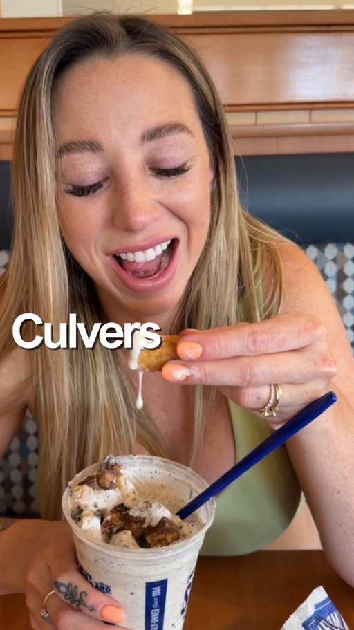 #CulversPartner #Ad This weeks pregnancy must-have included an OREO ® REESE’s Cheesecake Concrete Mixer from @culvers and would you believe it was Michael’s first time trying one?!