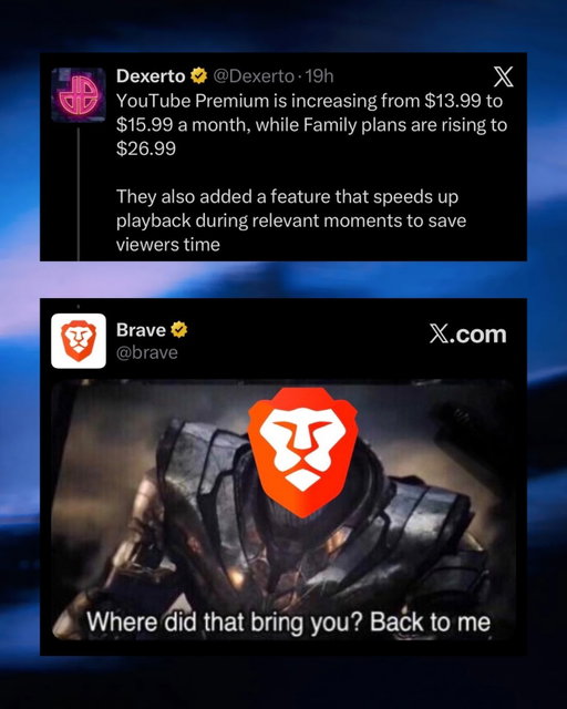Block YouTube ads and listen to videos in the background for $0 with our browser.