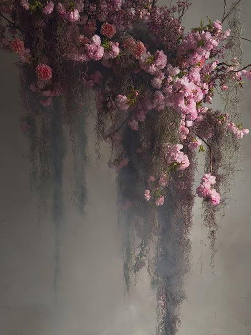 Smokey install of cherry blossom and spanish moss with the one and only @rosandichstudios 

#flowers #flowersofinstagram #floral #nycflorist