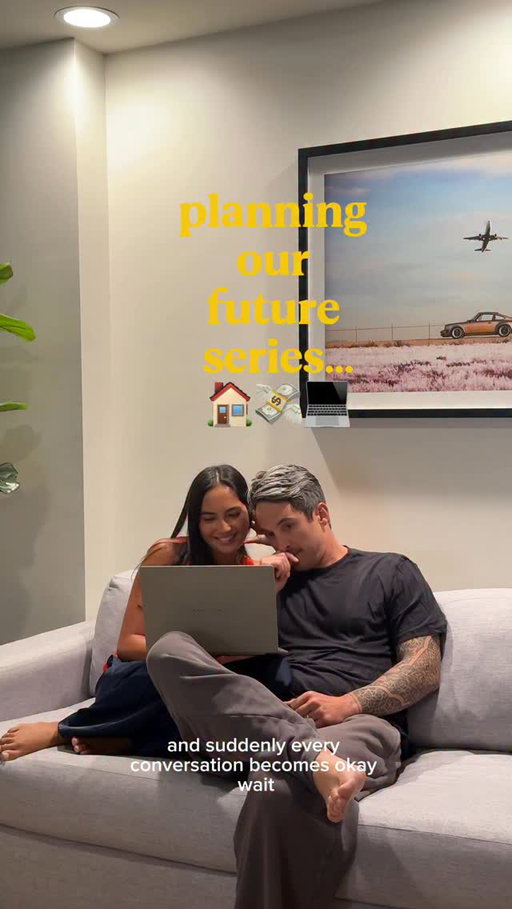 life is moving pretty fast these days, post marriage, looking on buying a house, settling down, and figuring out our finances🤍… only using the best laptop to do it💻 @snapdragonofficial #SponsoredBySnapdragon