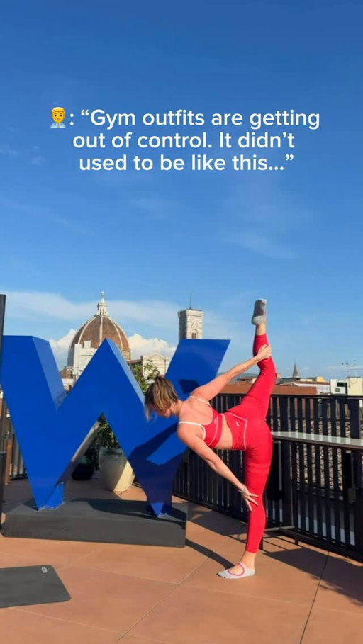 There’s been a lot of discussion lately around what women wear to workout… which is ridiculous, because we all deserve to wear whatever the heck we want. Fully covered or modern chic or 80s style or anything at all.