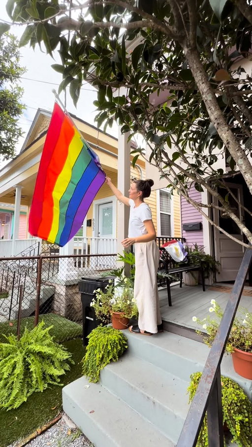 I am a few days late but the flag is up!!!! Happy Pride to all of my LGBTQ friends and allies! ❤️🧡💛💚💙💜 #EatDrinkTravelYall