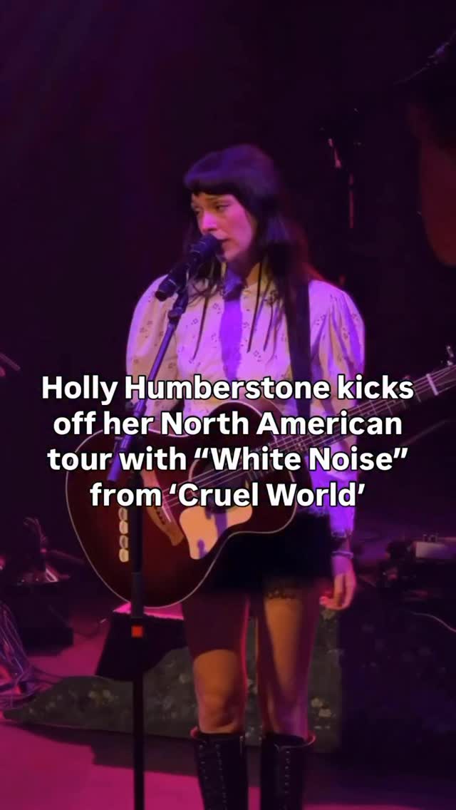 Holly Humberstone’s North American tour started in Boston 🙌 She is also set to play Gov Ball this weekend 👀 Hive, are you going to pull up?