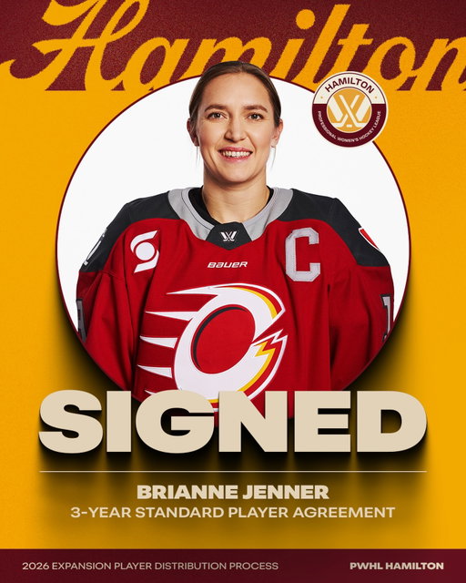 You’ll always find your way back home ❤️‍🔥
 
Oakville native and four-time Olympic Medalist Brianne Jenner is our first player in team history, signing a three-year Standard Player Agreement as part of the Expansion Player Distribution Process.

📰 Link in story and bio